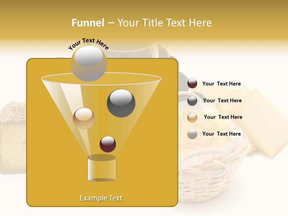 Fat Dinner Hole PowerPoint Template