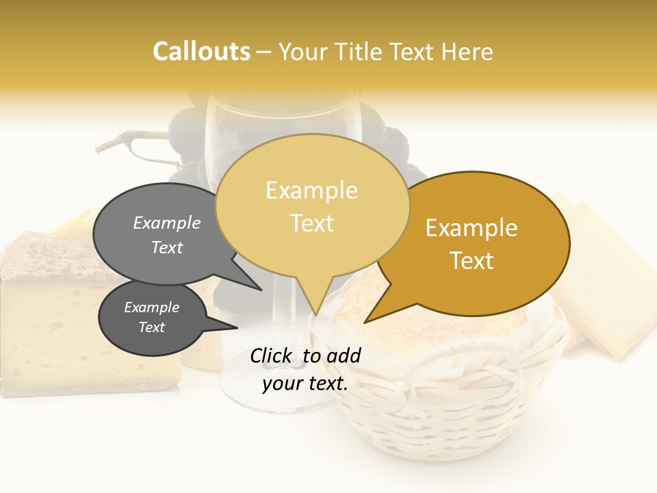 Fat Dinner Hole PowerPoint Template