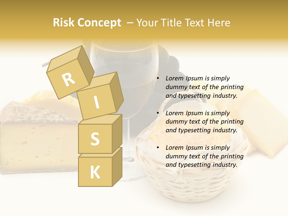 Fat Dinner Hole PowerPoint Template