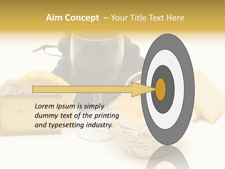 Fat Dinner Hole PowerPoint Template