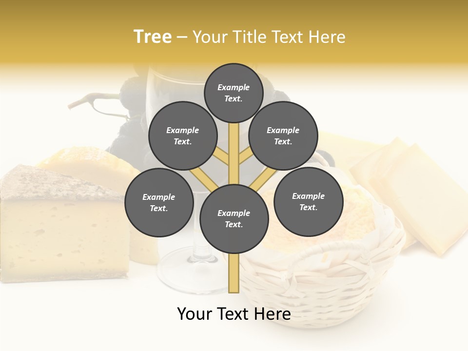 Fat Dinner Hole PowerPoint Template