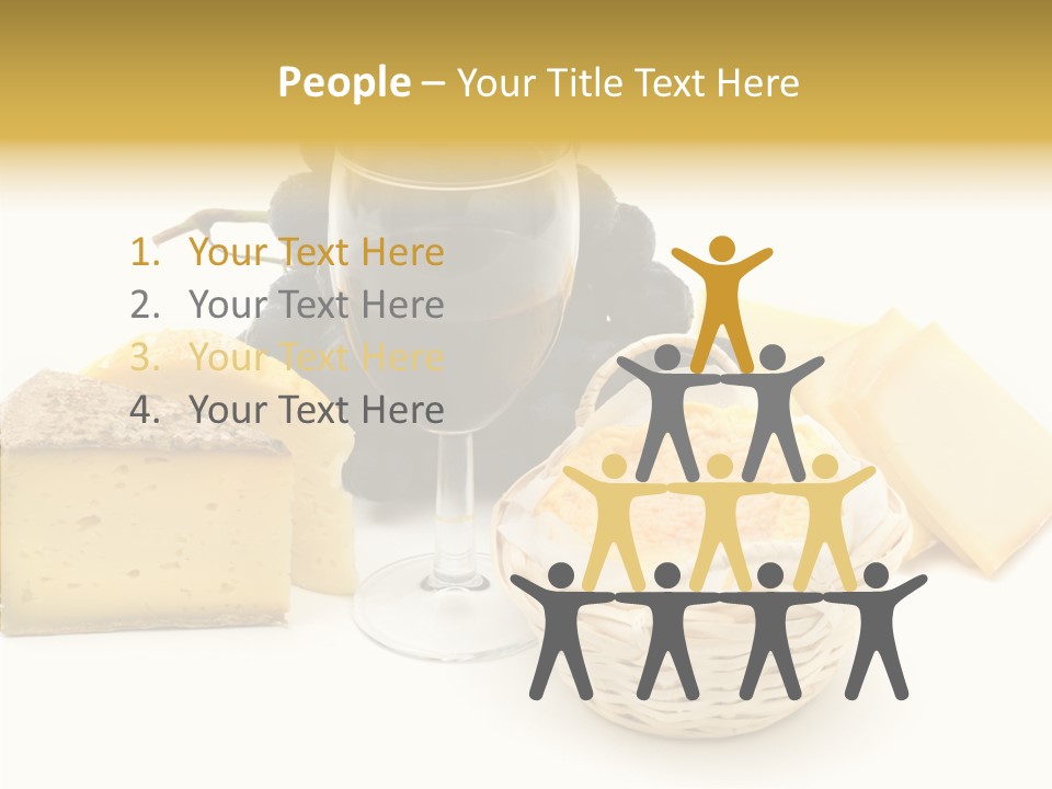 Fat Dinner Hole PowerPoint Template