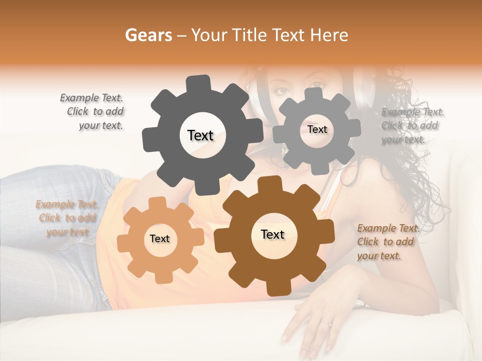 Household Cozy Livingroom PowerPoint Template