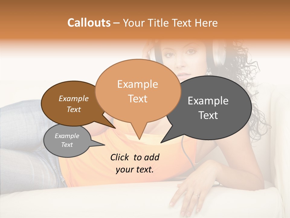 Household Cozy Livingroom PowerPoint Template