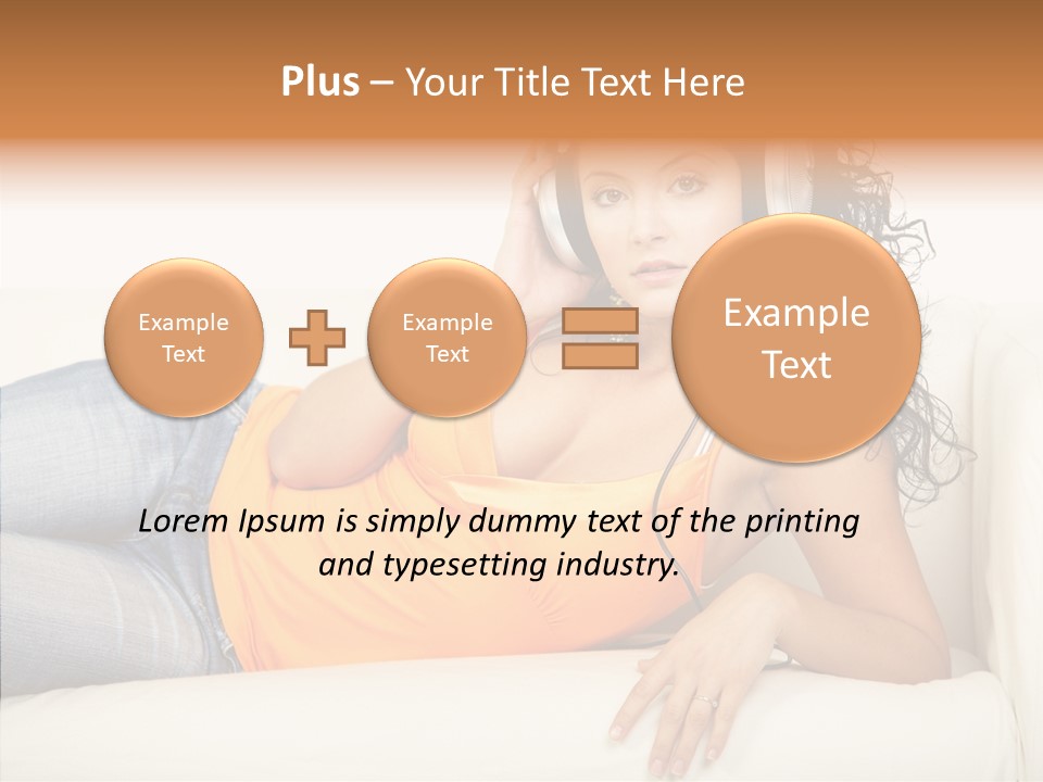 Household Cozy Livingroom PowerPoint Template