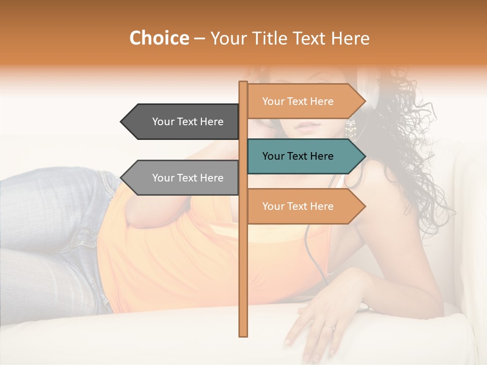 Household Cozy Livingroom PowerPoint Template