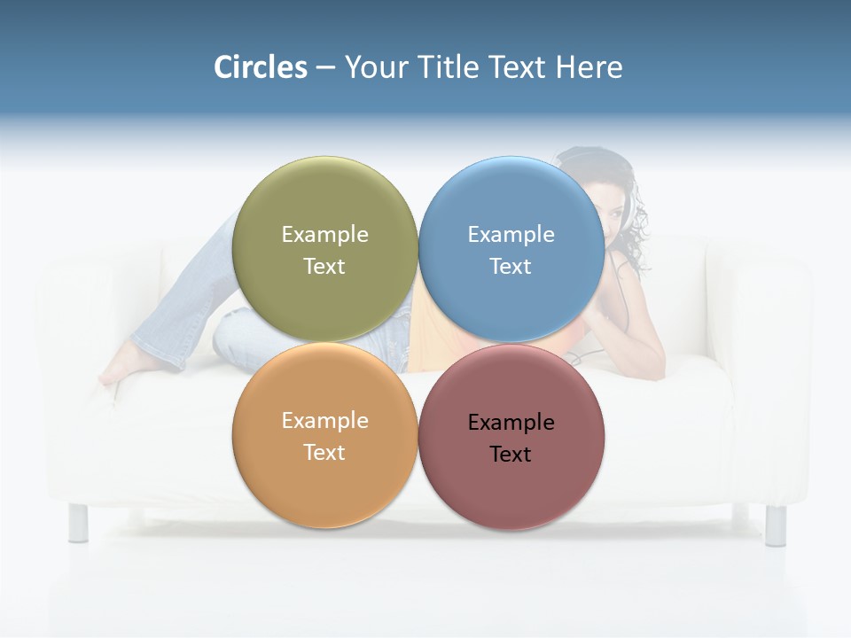 Leisure Brunette House PowerPoint Template