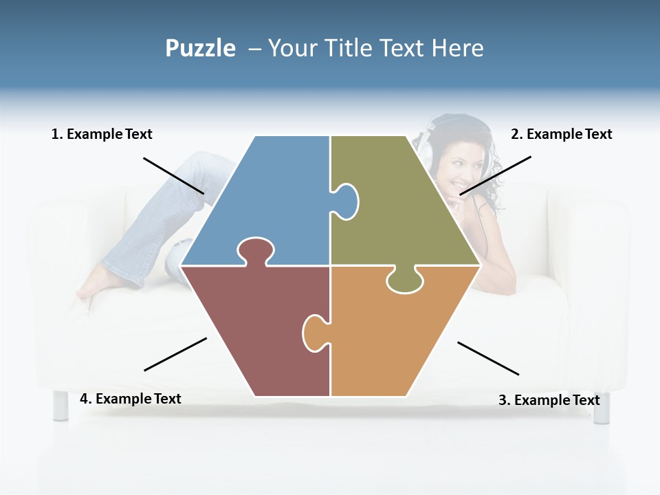 Leisure Brunette House PowerPoint Template