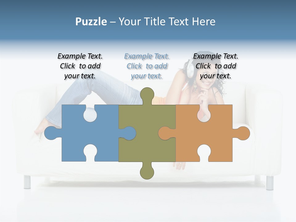 Leisure Brunette House PowerPoint Template