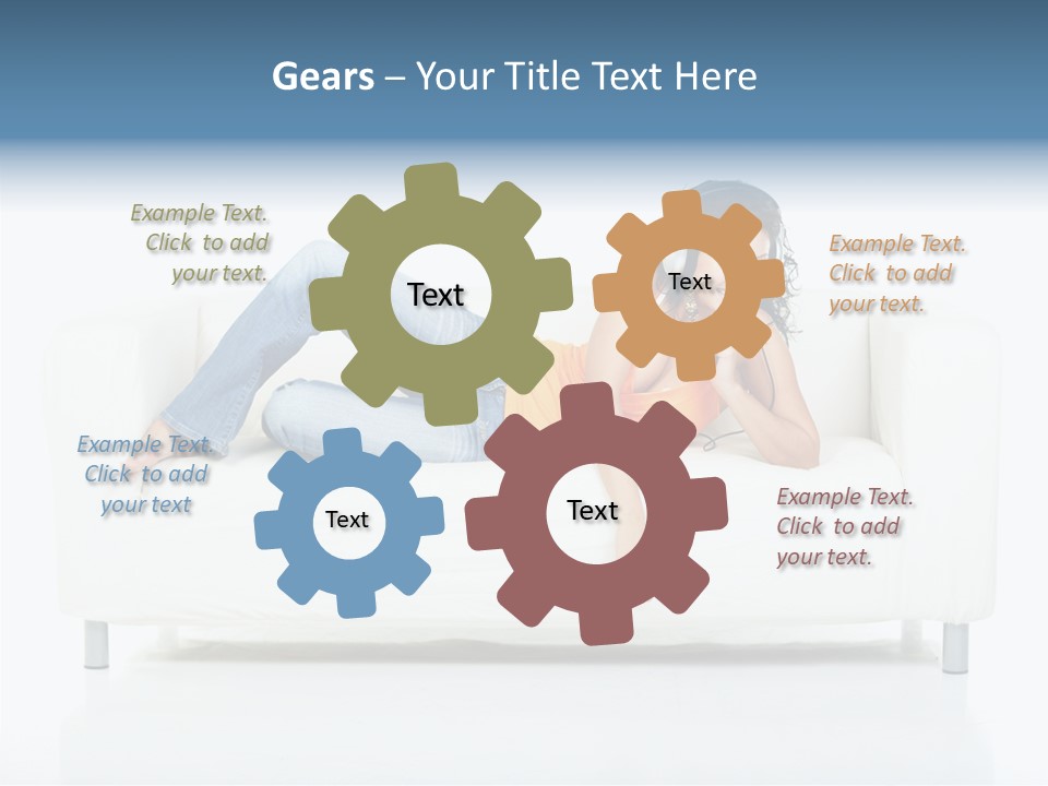 Leisure Brunette House PowerPoint Template