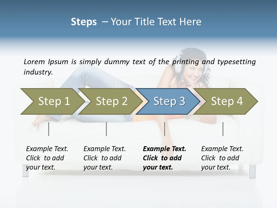 Leisure Brunette House PowerPoint Template