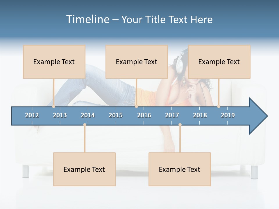 Leisure Brunette House PowerPoint Template