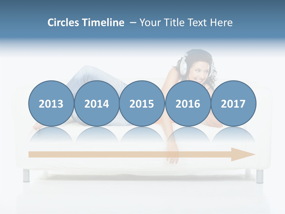 Leisure Brunette House PowerPoint Template