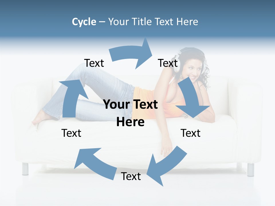 Leisure Brunette House PowerPoint Template