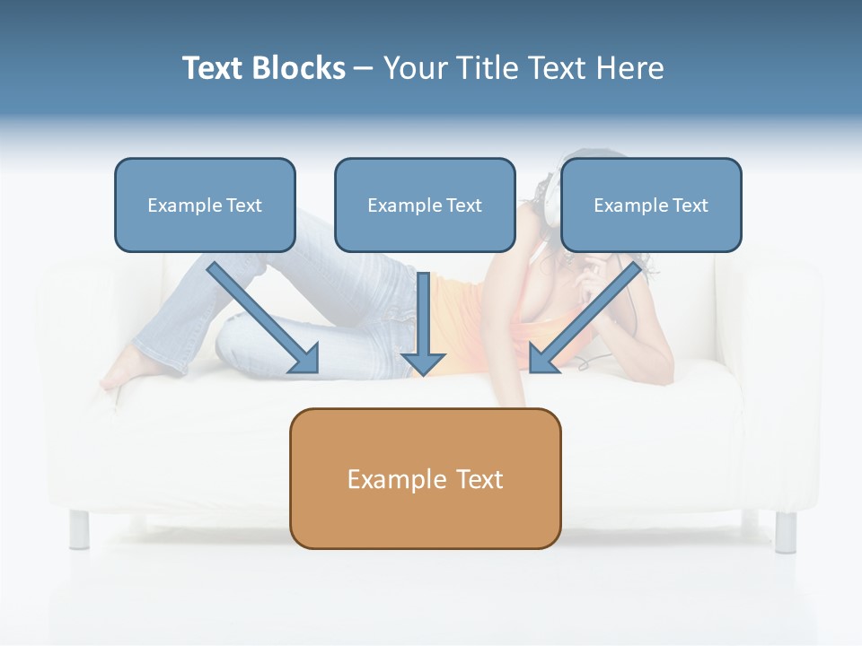 Leisure Brunette House PowerPoint Template