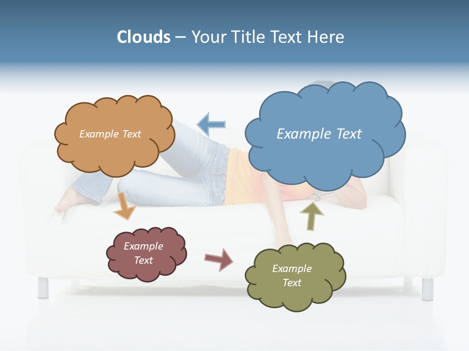 Leisure Brunette House PowerPoint Template