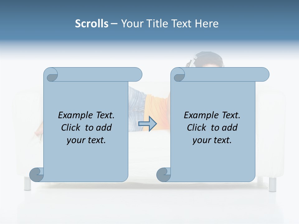 Leisure Brunette House PowerPoint Template