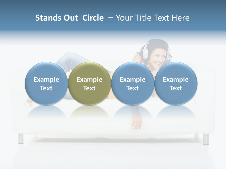 Leisure Brunette House PowerPoint Template