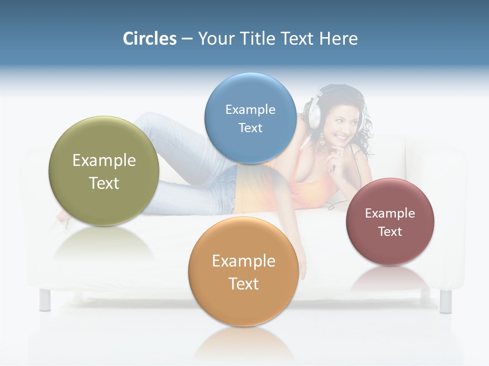 Leisure Brunette House PowerPoint Template