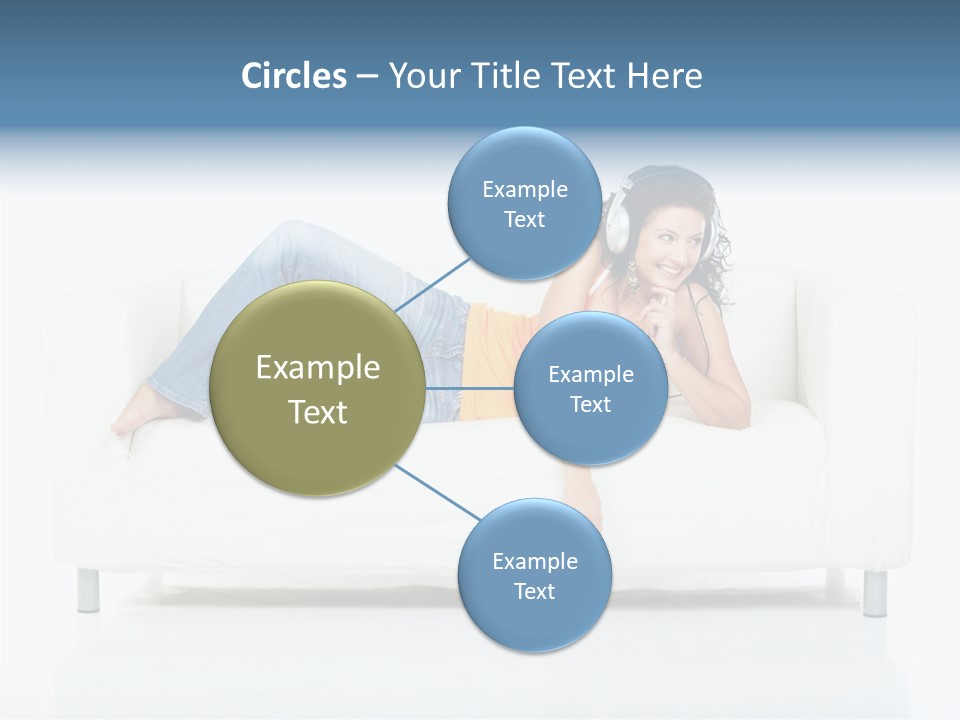 Leisure Brunette House PowerPoint Template