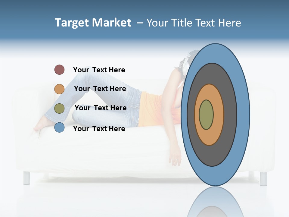 Leisure Brunette House PowerPoint Template