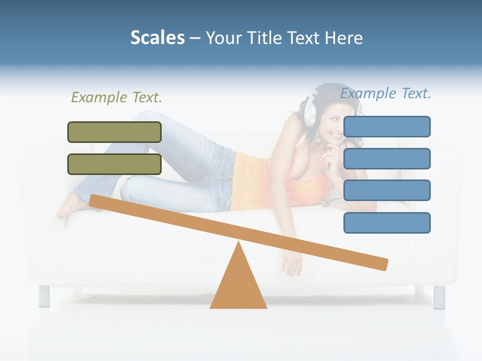 Leisure Brunette House PowerPoint Template