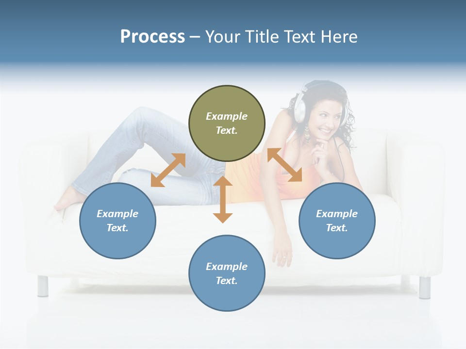 Leisure Brunette House PowerPoint Template