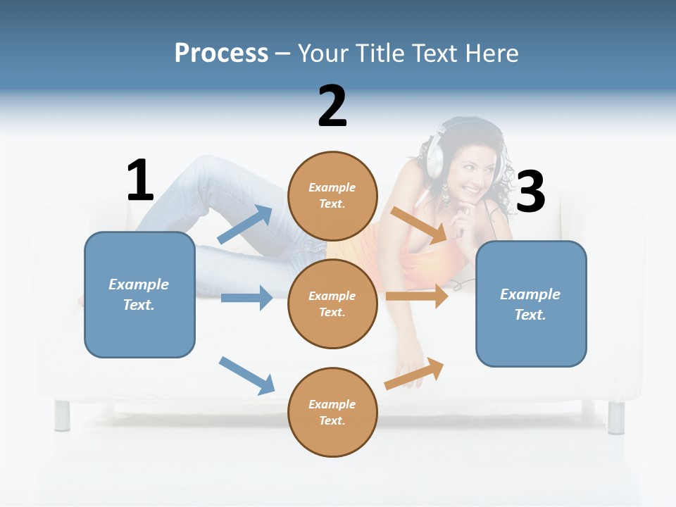 Leisure Brunette House PowerPoint Template