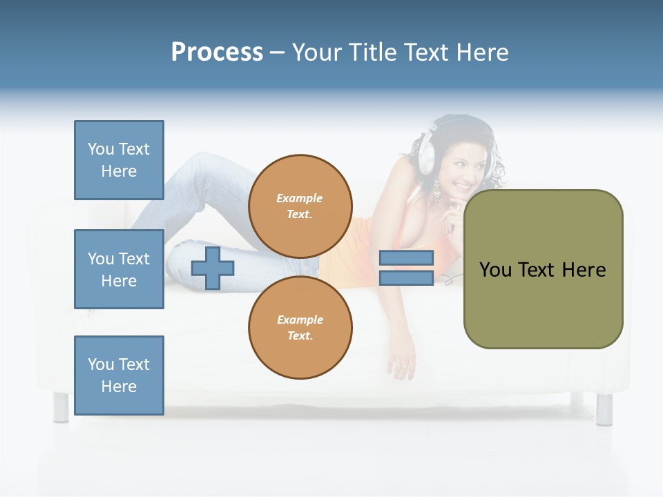 Leisure Brunette House PowerPoint Template