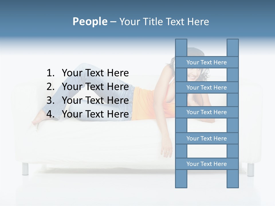 Leisure Brunette House PowerPoint Template