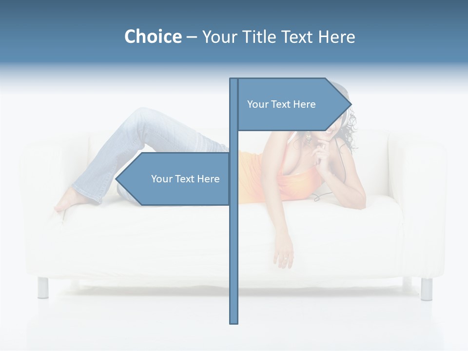 Leisure Brunette House PowerPoint Template