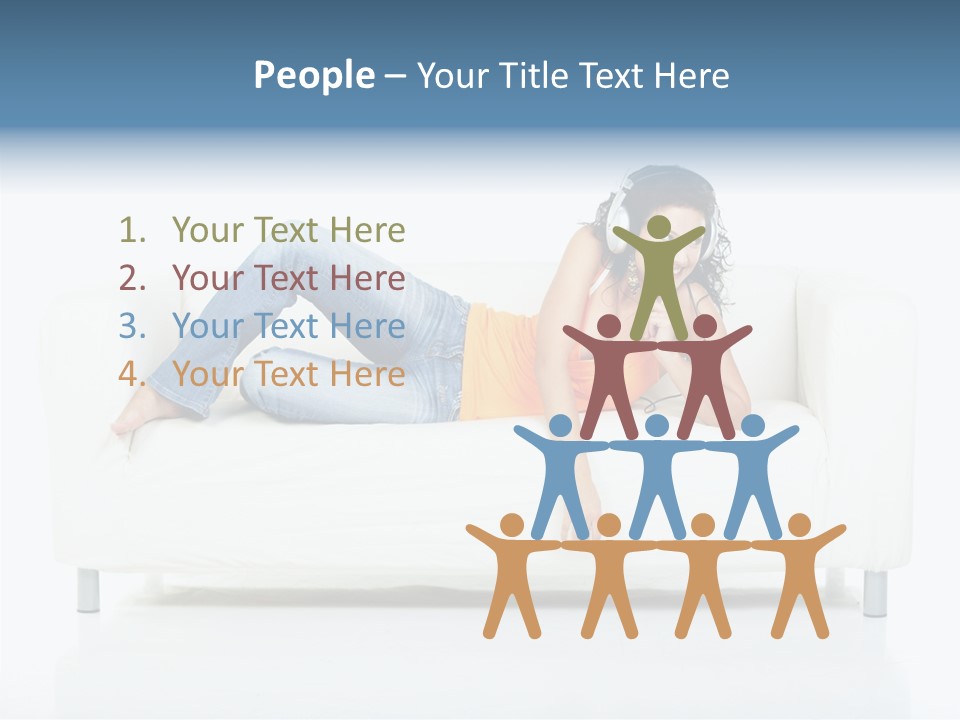 Leisure Brunette House PowerPoint Template