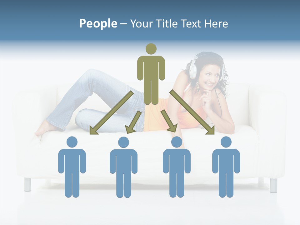 Leisure Brunette House PowerPoint Template