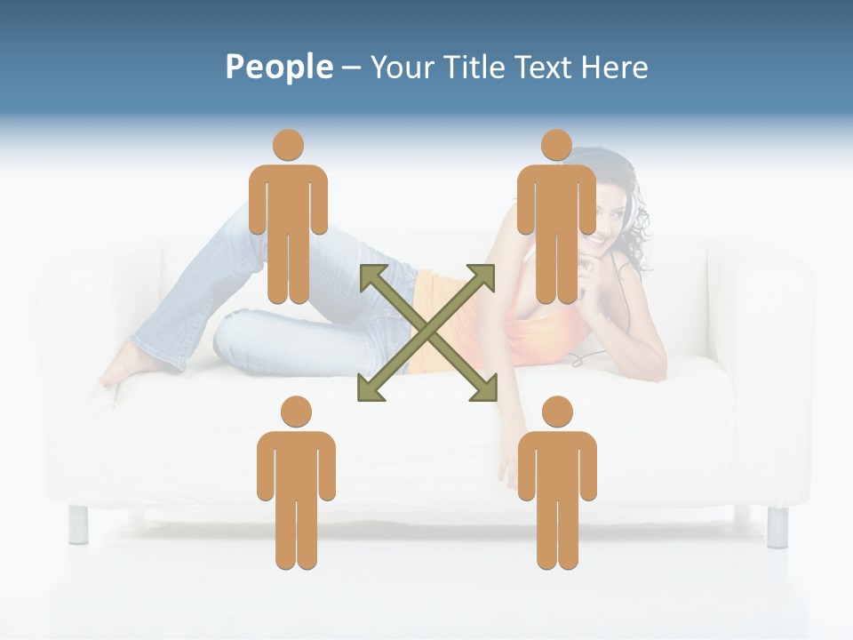 Leisure Brunette House PowerPoint Template