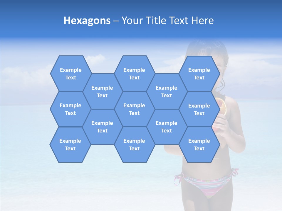 Sunny Blue Drinking PowerPoint Template