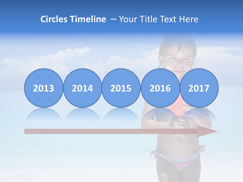 Sunny Blue Drinking PowerPoint Template