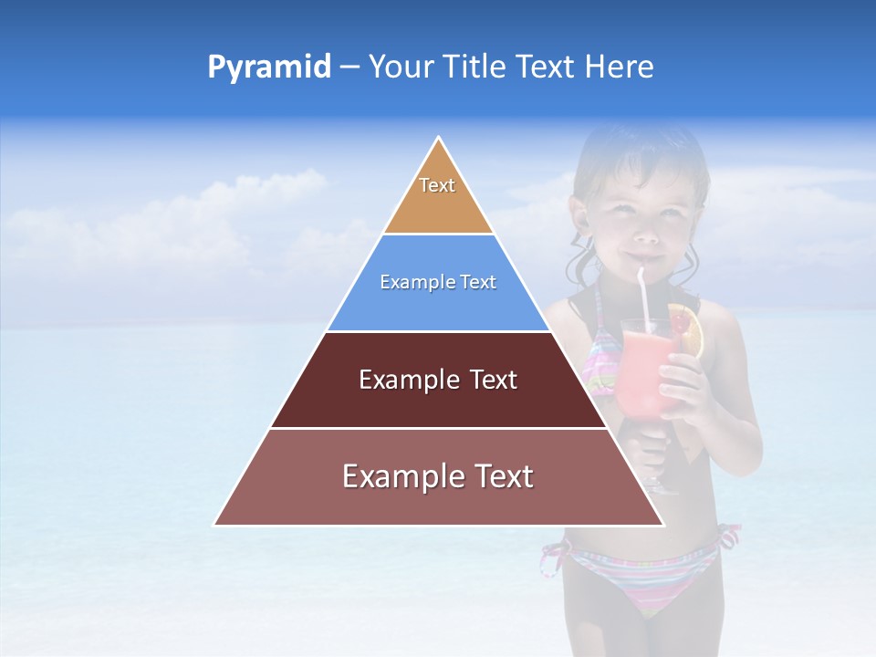 Sunny Blue Drinking PowerPoint Template