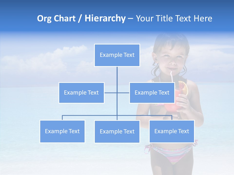 Sunny Blue Drinking PowerPoint Template