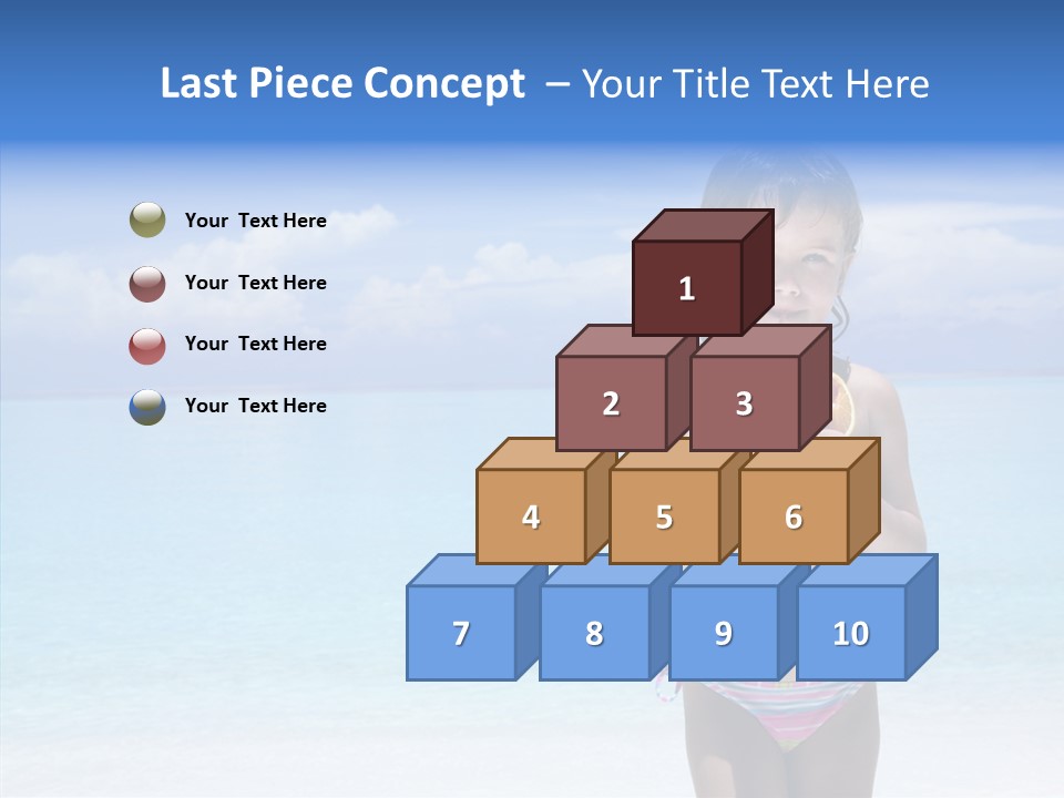 Sunny Blue Drinking PowerPoint Template