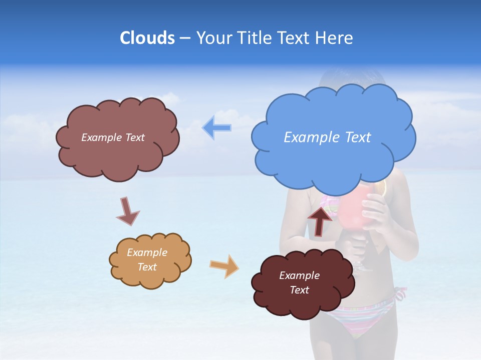 Sunny Blue Drinking PowerPoint Template