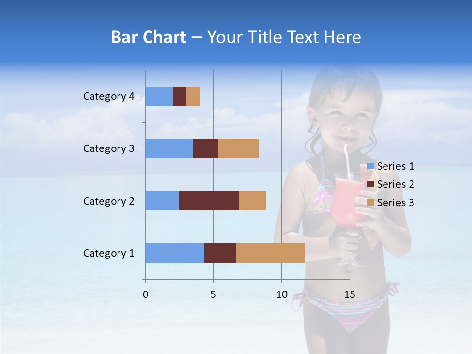 Sunny Blue Drinking PowerPoint Template