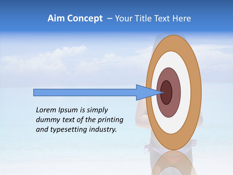 Sunny Blue Drinking PowerPoint Template