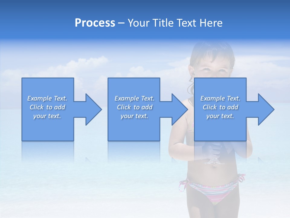Sunny Blue Drinking PowerPoint Template