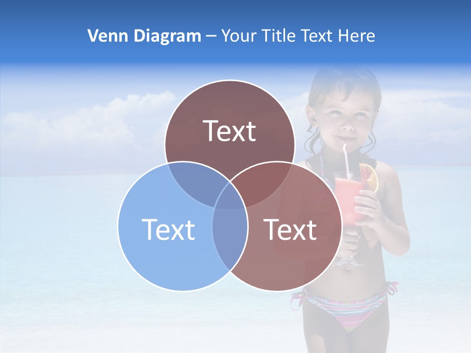 Sunny Blue Drinking PowerPoint Template