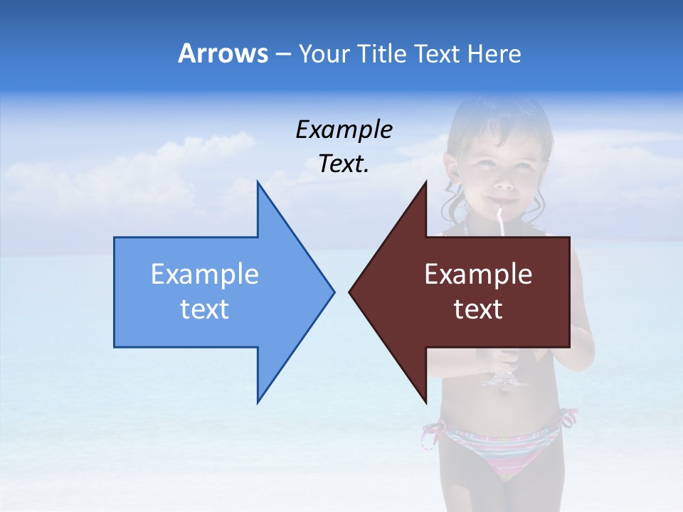 Sunny Blue Drinking PowerPoint Template