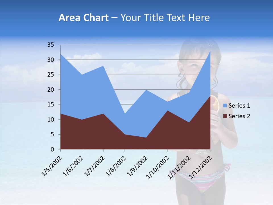 Sunny Blue Drinking PowerPoint Template