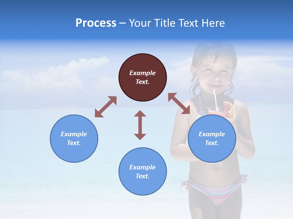 Sunny Blue Drinking PowerPoint Template