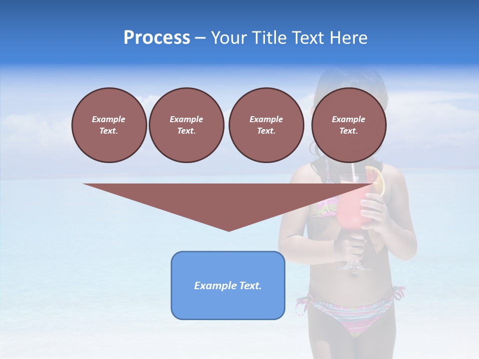 Sunny Blue Drinking PowerPoint Template