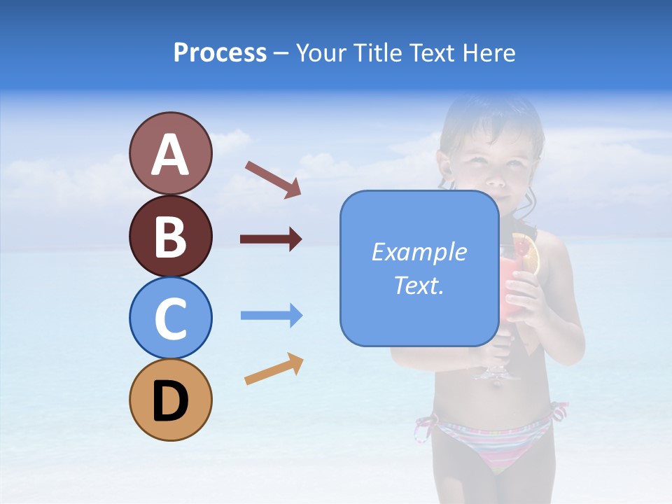 Sunny Blue Drinking PowerPoint Template