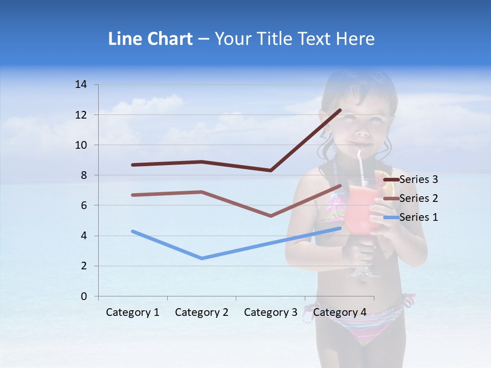 Sunny Blue Drinking PowerPoint Template